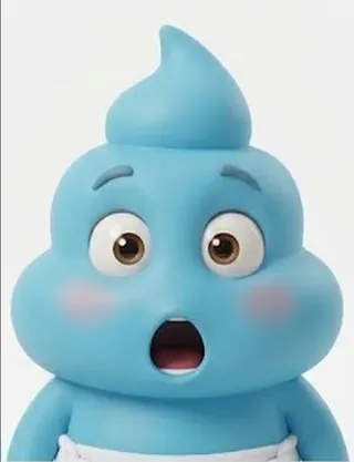 Poopie, surprised gasp